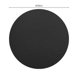 Επιφάνεια τραπεζιού Sensie σκούρο γκρι 70x70x2.5 cm - Img 2