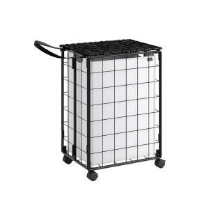 Καλάθι απλύτων Songmics, Μαύρο, LCB290B12, 46 x 33 x 65 cm