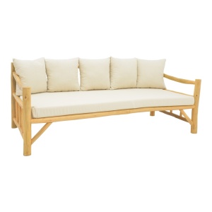 Καναπές κήπου Roziana Boho Pako World Natural 210x100x80 cm