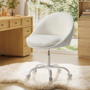 Καρέκλα γραφείου boucle Cappuccino Songmics 56x60x93.3 cm