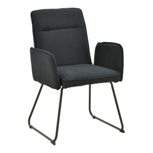 Καρέκλα με μπράτσα Essential Μαύρο 55.5x59x89 cm