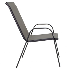 Καρέκλα κήπου chair Μαύρο - Γκρι - Img 3