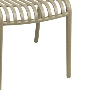 Καρέκλα κήπου de bar Laudre πλαστικό PP cappuccino 42x58x79 cm - Img 6