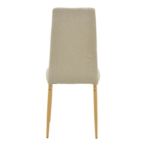 Καρέκλα Parker Μπεζ 39.5x48x95 cm - Img 5