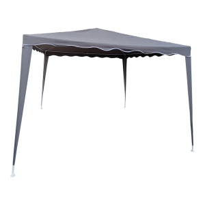 Κιόσκι κήπου, Gazebo, Σκούρο Γκρι, 300x300x250 cm