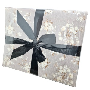 Κλινοσκεπάσματα με Λάστιχο 180x200 Κρεπ Flowers V17 6 Τεμάχια (Finet)