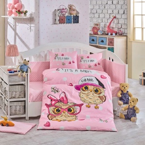 Κλινοσκεπάσματα Bebe Coolbaby Pink (Βαμβάκι Poplin)