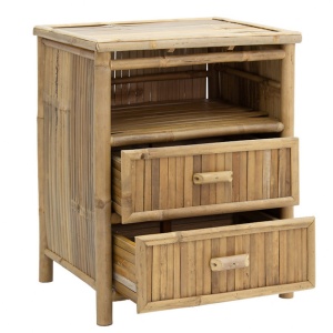 Κομοδίνο Ofra Bamboo 56x46x69 cm - Img 2