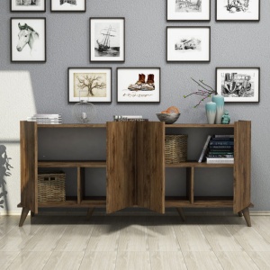 Κονσόλα Elegante 1600 Walnut - Img 3