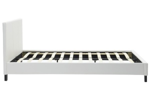 Κρεβάτι διπλό 150x200 cm Nevil 569 Λευκό ματ - Img 5