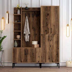 Κρεμάστρα Εισόδου Viyana Walnut