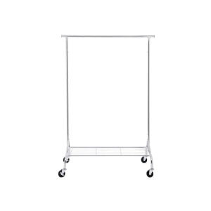 Κρεμάστρα με Ρόδες Songmics Ασημί 102x39x6.5 cm