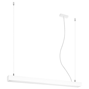 Κρεμαστό φωτιστικό LED Pinne, Λευκό, 4000K, 90x6x150 cm