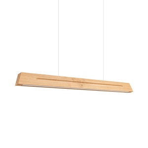 Κρεμαστό φωτιστικό LED Skog, Δρυς, 4000K, 120x5.5x210 cm