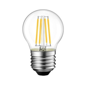 Λαμπτήρας LED G45 6W 2700K E27, Διάφανο, 6.4x6.4x14.7 cm