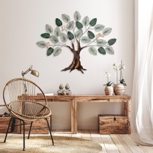 Μεταλλικός πίνακας Alder Πολύχρωμος 117x92 cm