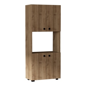 Ντουλάπι Κουζίνας Guzel Pako World Καρυδί 60x31.4x140 cm