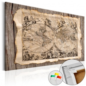 Πίνακας από φελλό - Map of the Past [Cork Map] 60x40 cm