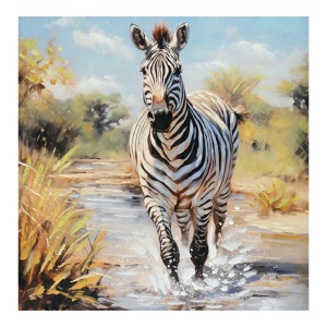 Πίνακας καμβά Zebrero, Pako World, 100x3x100 cm