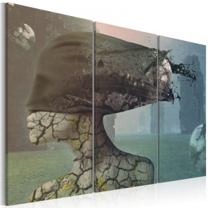 Πίνακας - Brainstorm - triptych 60x40 cm