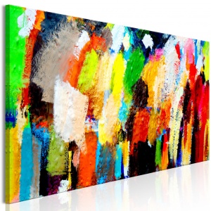 Πίνακας - Colourful Variations 150x50 cm