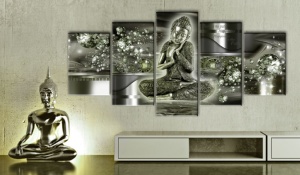 Πίνακας - Emerald Budda 100x50 cm - Img 2
