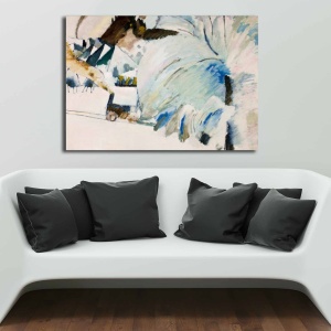 Πίνακας Floral Burst Πολύχρωμος 70x100 cm