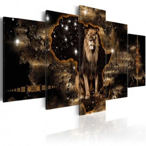 Πίνακας - Golden Lion 200x100 cm