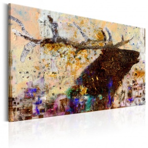 Πίνακας - Golden Stag 90x60 cm