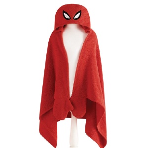 Πετσέτα παραλίας πόντσο με κουκούλα Spider-Man 75x130 cm (100% Βαμβάκι)