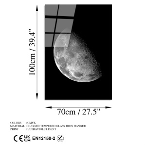 Πίνακας από σκληρυμένο γυαλί UV Πολύχρωμος 70x100 cm - Img 8
