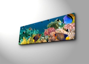 Πίνακας με LED 3090DACT Πολύχρωμο 30x90x3 cm - Img 4