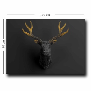Πίνακας 70100NISC Χρυσό 70x100 cm - Img 3