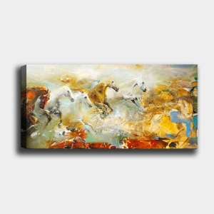 Πίνακας Cascade Sky Πολύχρωμο 50x120 cm - Img 2