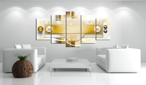 Πίνακας - Gold frigidity 200x100 cm - Img 2