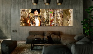 Πίνακας - Judith and Flowers (1 Part) Narrow 150x50 cm - Img 2