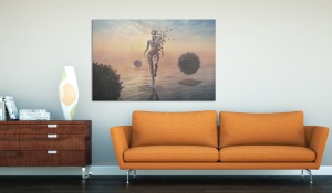 Πίνακας - Lightness of heaviness 120x80 cm - Img 2