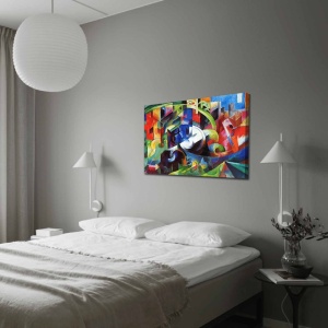 Πίνακας Rainbow Palette 2 Πολύχρωμος 70x100x3 cm - Img 2