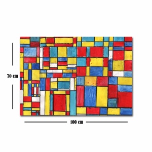 Πίνακας Rainbow Palette 3 Πολύχρωμος 70x100x3 cm - Img 4