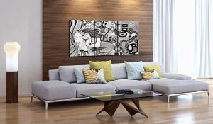 Πίνακας - Silver Kiss 120x60 cm - Img 2
