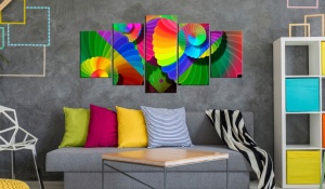Πίνακας - Twisted Colours 100x50 cm - Img 2