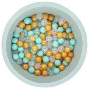Πισίνα με μπαλάκια Bubble Pops v14 Μέντα 85x85x30 cm - Img 2