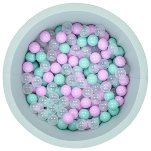 Πισίνα με μπαλάκια Bubble Pops v2 Μέντα 85x85x30 cm - Img 2