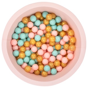 Πισίνα με μπαλάκια Bubble Pops v6 Ροζ 85x85x30 cm - Img 2