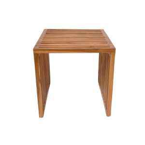 Πλαϊνό τραπεζάκι Saimon Boho Pako World Φυσικό 40x40x40 cm - Img 3