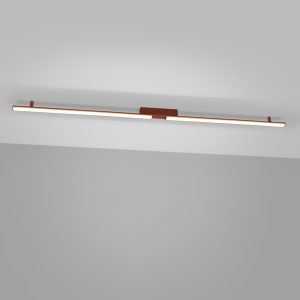 Πλαφονιέρα LED Lagom, Κόκκινη, 4000K, 181x4x7 cm - Img 3