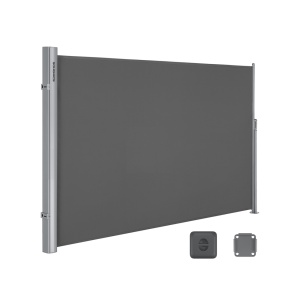 Πλευρική τέντα Songmics Γκρι 180x300 cm