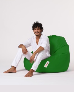 Πολυθρόνα Πουφ Κήπου Premium Πράσινο 115x130x39 cm - Img 3
