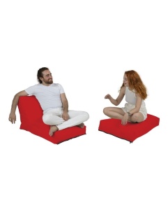 Πολυθρόνα Πουφ Κήπου Siesta Κόκκινο 180x55x40 cm