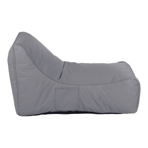 Πολυθρόνα Πουφ (beanbag) Κήπου, Otenda, Σκούρο Γκρι, 67x110x65 cm - Img 2